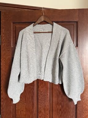 Anthropologie, Cropped Open front Sweater